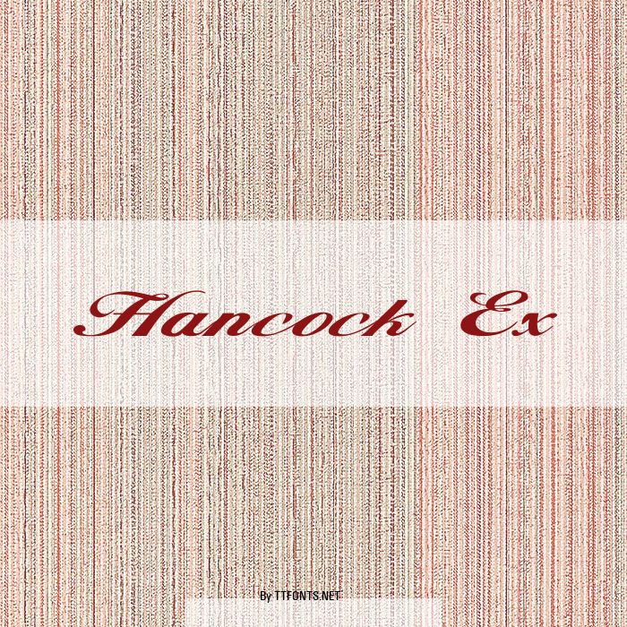 Hancock Ex example